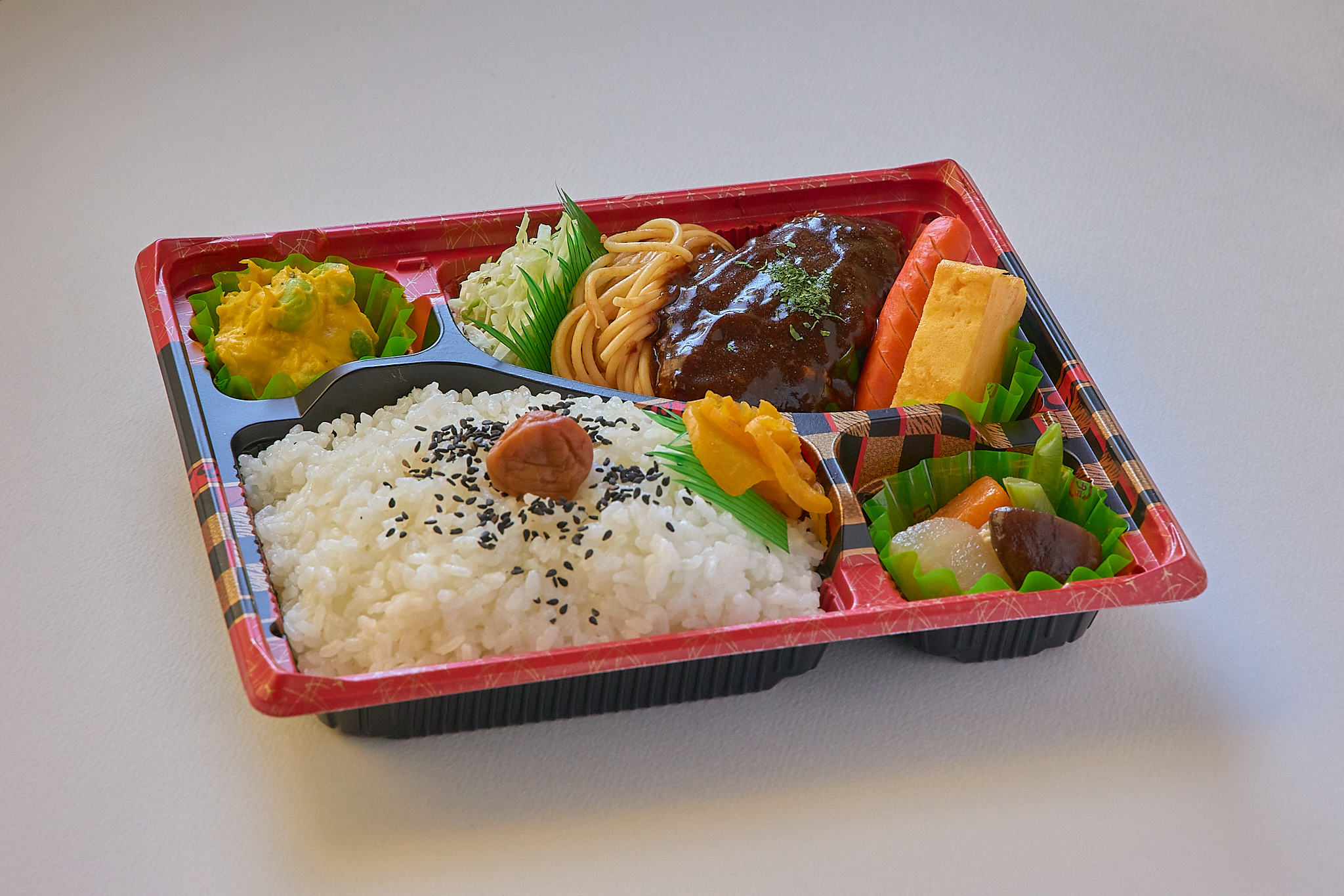 ハンバーグ弁当 茨城県 ひたちなか市 お弁当 仕出し 秀かつ