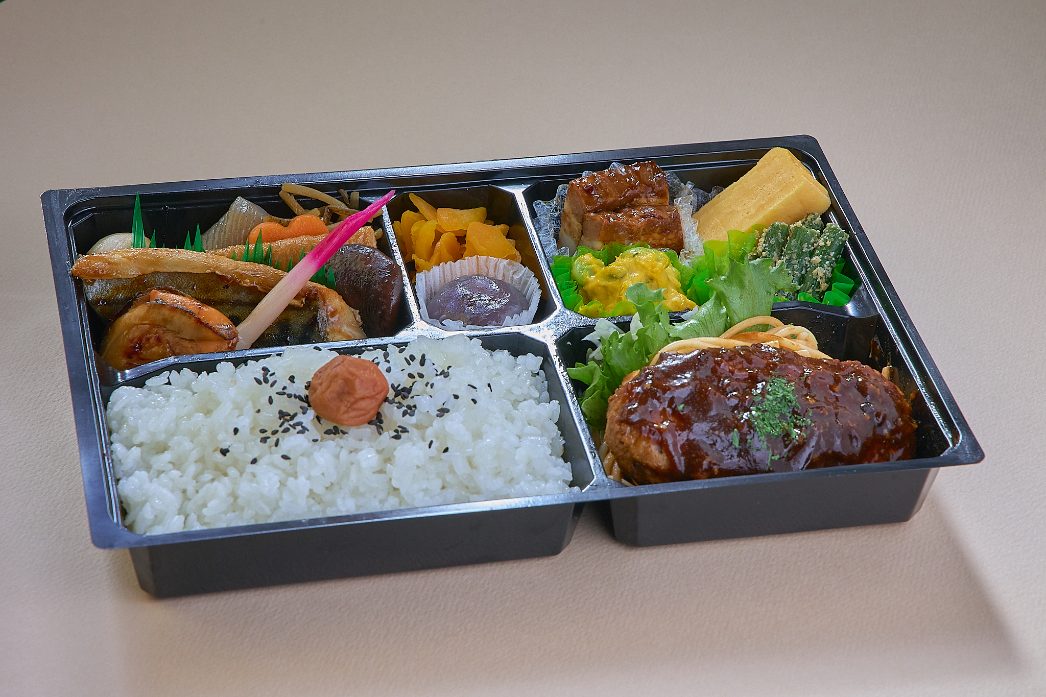 秀かつ特選弁当（ハンバーグ）茨城県 ひたちなか市 お弁当 仕出し 秀かつ