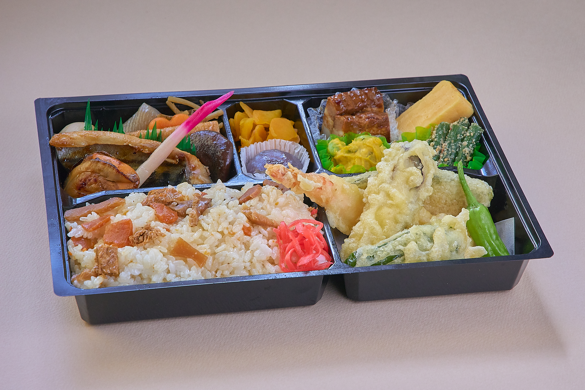 天ぷら炊き込みご飯弁当 茨城県 ひたちなか市 お弁当 仕出し 秀かつ